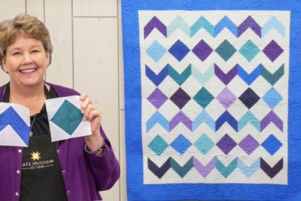 Finished Easy Treasure Box Quilt With Jenny Doan, a completed DIY project