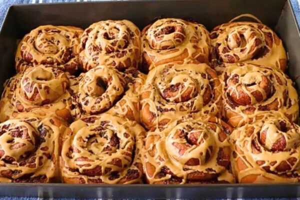 Easy Triple Coffee Sweet Rolls, homemade and freshly served