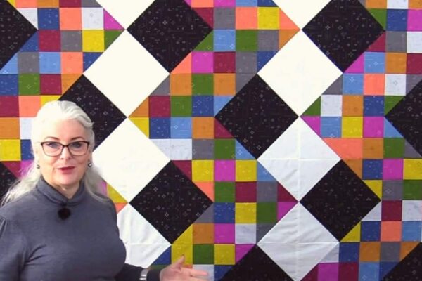 Finished Easy Vibration Quilt (with Free Pattern), a completed DIY project