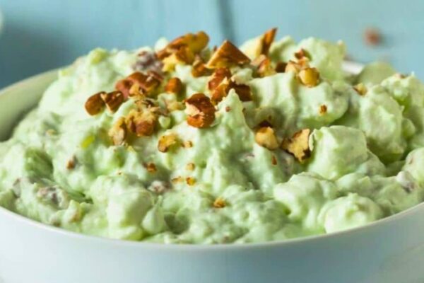 4-Ingredient Watergate Salad, homemade and freshly served