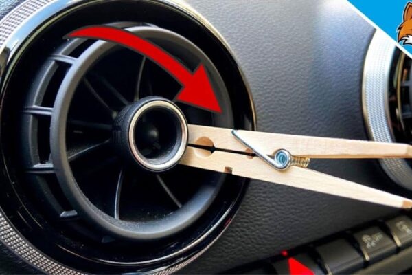 Your Car Smell Amazing With a Clothespin