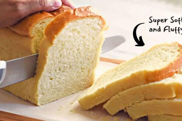 Easy 6-Ingredient White Bread For Sandwiches, homemade and freshly served