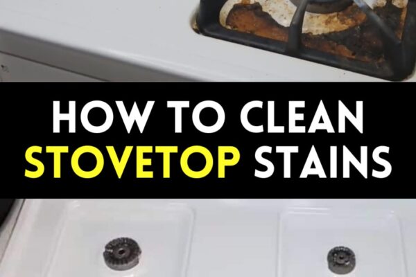 Finished Learn How to Clean White Stovetop Stains Easily, a completed DIY project