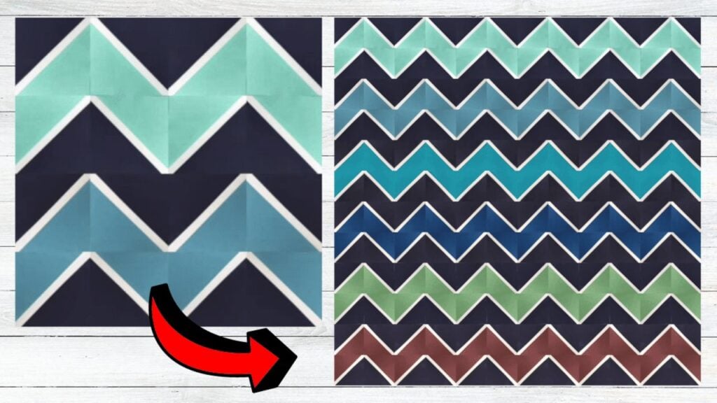 Finished Beginner-Friendly ZigZag Quilt, a completed DIY project