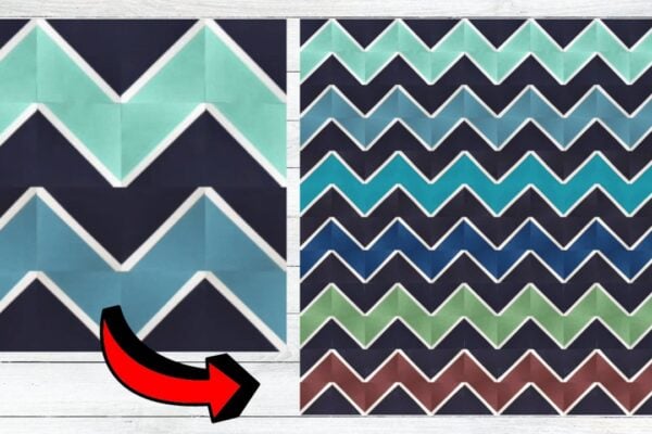 Finished Beginner-Friendly ZigZag Quilt, a completed DIY project