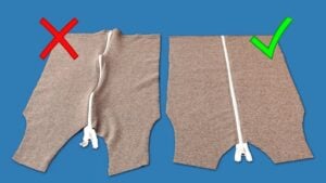 Finished How to Sew Zippers Without Waves, a completed DIY project