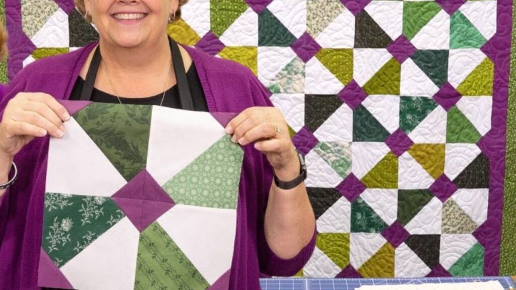Finished English Garden Quilt With Jenny Doan, a completed DIY project