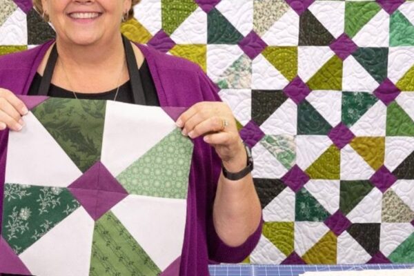 Finished English Garden Quilt With Jenny Doan, a completed DIY project