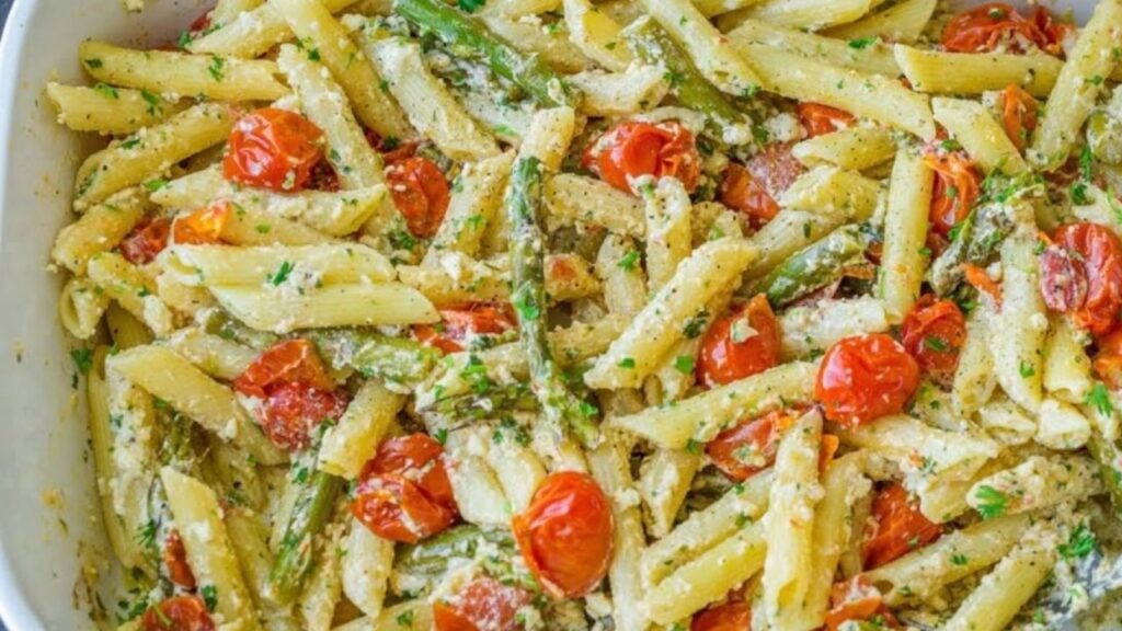 Famous Baked Feta Pasta, homemade and freshly served