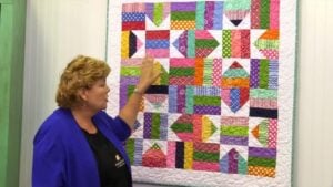 Finished Fence Rail Star Quilt With Jenny Doan, a completed DIY project