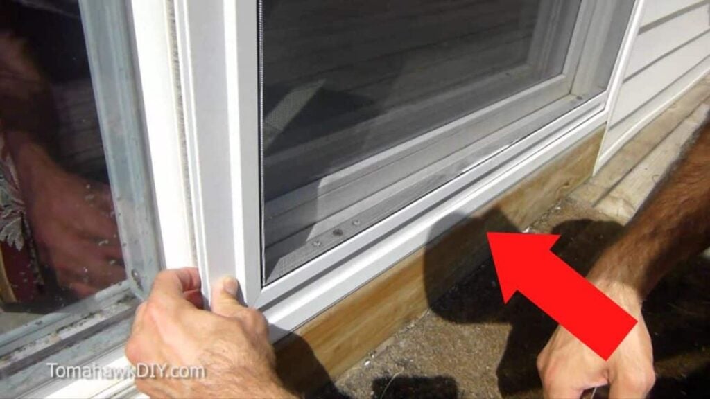 Finished Easy Way to Fix Screen Door That Won’t Slide, a completed DIY project
