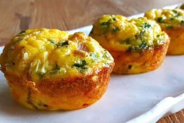 Fluffy Egg Breakfast Cups, homemade and freshly served