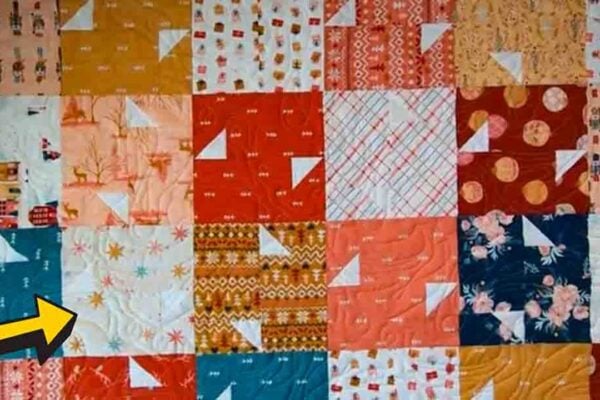 Flurries Layer Cake Quilt, homemade and freshly served