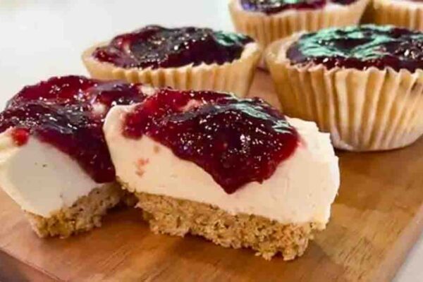 Foolproof No-Bake Cheesecake, homemade and freshly served