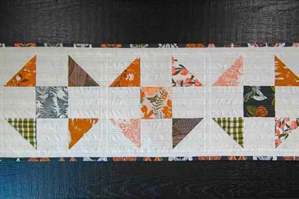 Finished Forest Flutter Charm Pack Quilt Pattern, a completed DIY project