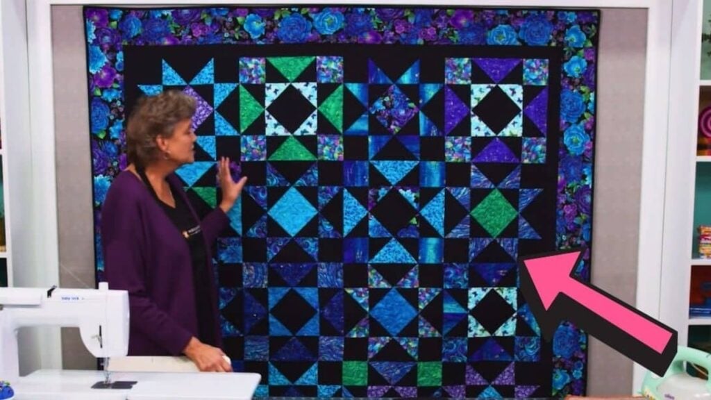 Finished Forest Light Quilt Using 10-Inch Squares, a completed DIY project