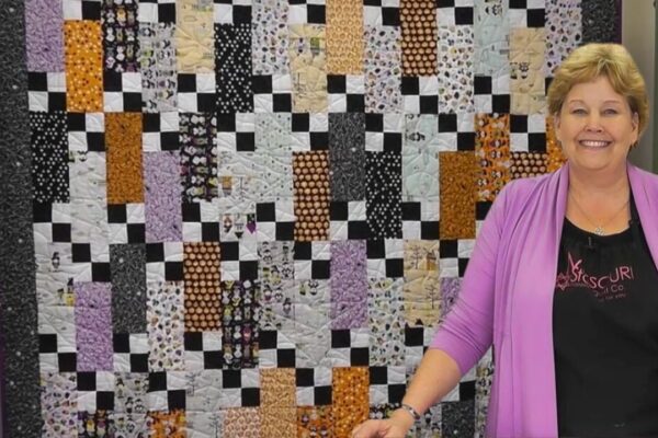Finished Four Patch Frenzy Quilt With Jenny Doan, a completed DIY project