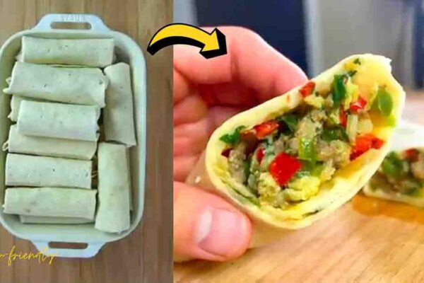 Freezer-Friendly Breakfast Burritos, homemade and freshly served