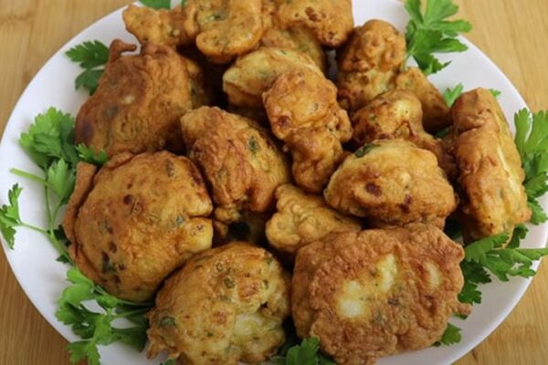 Easy Fried Cauliflower Bites, homemade and freshly served