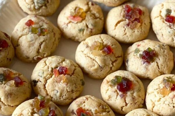 the Best Fruitcake Cookies for the Holidays, homemade and freshly served