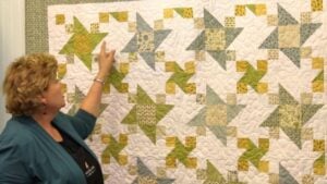 Finished Garden Stars Quilt With Jenny Doan, a completed DIY project