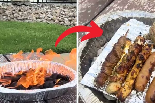 Finished Genius DIY Barbecue Grill, a completed DIY project