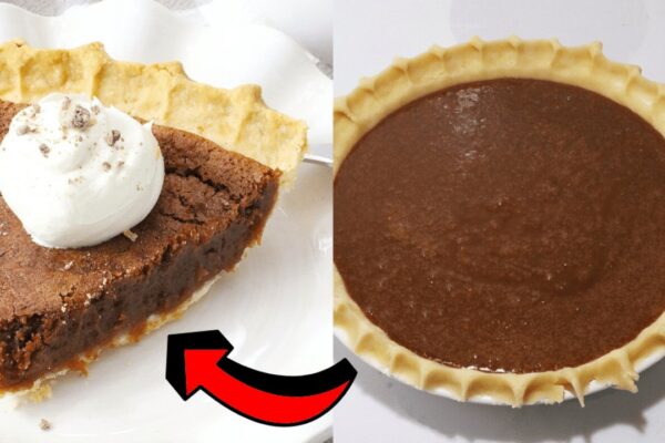 Grandma’s Fudge Pie, homemade and freshly served