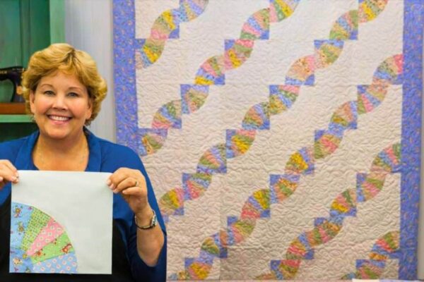 Finished Grandmother’s Fan Quilt With Jenny Doan, a completed DIY project