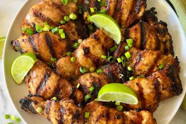 Grilled Lemongrass Chicken, homemade and freshly served