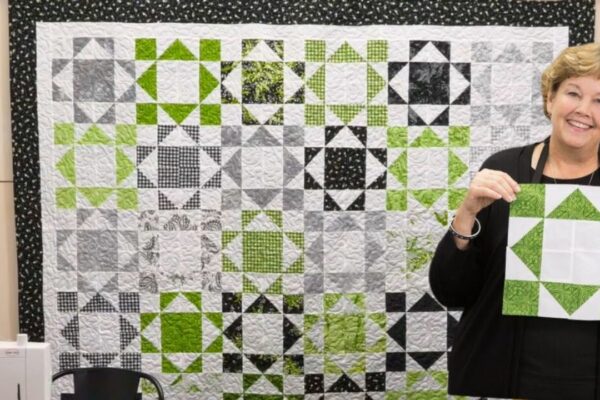 Finished Half and Half Quilt With Jenny Doan, a completed DIY project