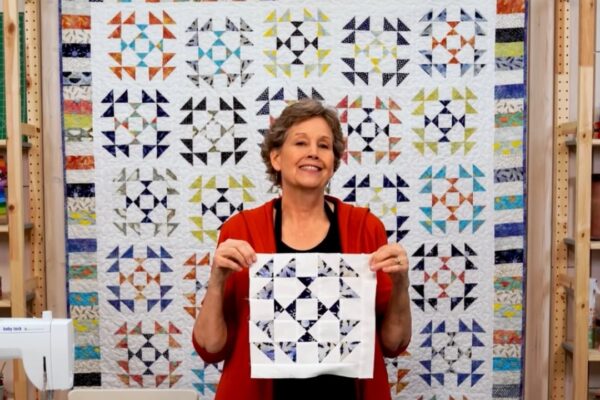 Finished Handy Dandy Quilt Block, a completed DIY project