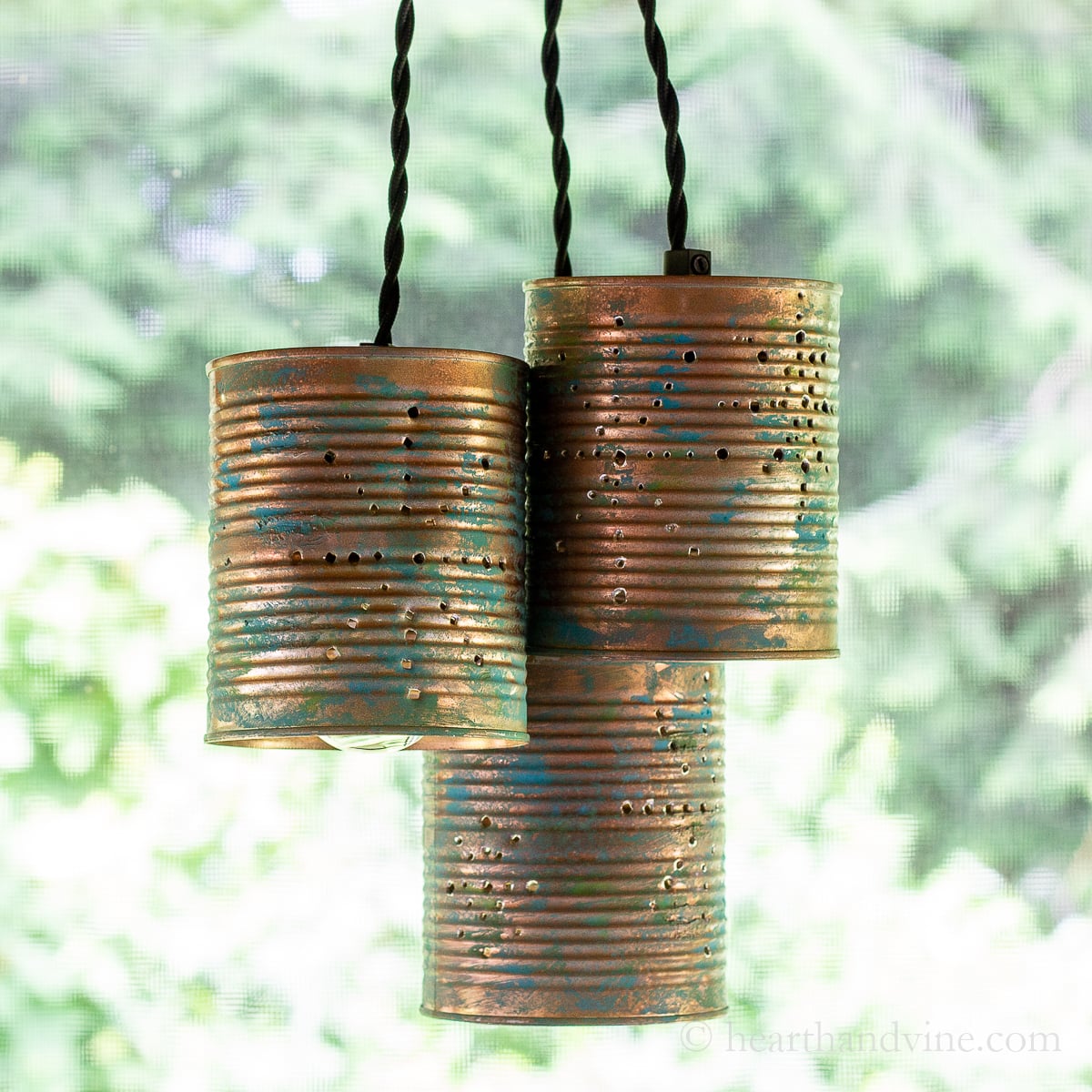 DIY Ideas With Tin Cans - Tin Can Pendant Lights - Upcycled Hanging Can Light Fixture DIY Ideas With Tin Cans - Tin Can Pendant Lights - Upcycled Hanging Can Light Fixture