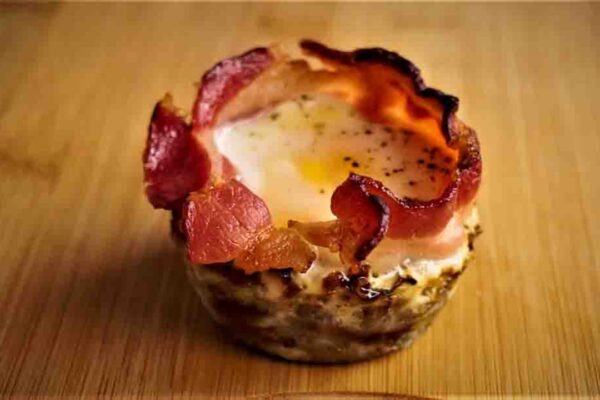 Hashbrown Breakfast Cups, homemade and freshly served