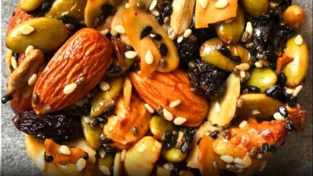 Healthy Mixed Nuts Cookies (No-Sugar), homemade and freshly served
