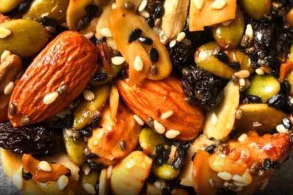 Healthy Mixed Nuts Cookies (No-Sugar), homemade and freshly served