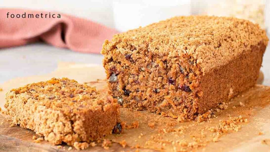 Healthy Oatmeal Carrot Cake, homemade and freshly served