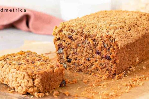 Healthy Oatmeal Carrot Cake, homemade and freshly served