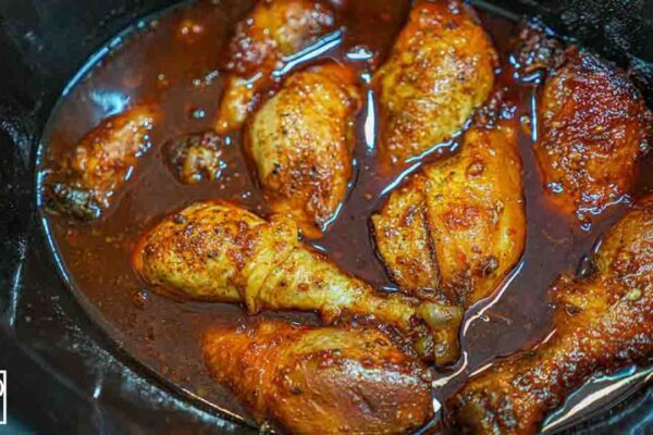 5-Ingredient Heavenly Crockpot Chicken, homemade and freshly served