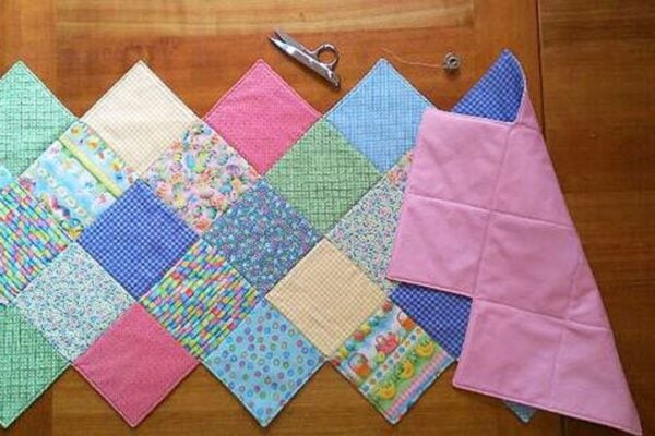 Finished Easter Table Runner Sewing, a completed DIY project