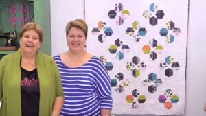 Finished Hexi Gems Applique With Jenny Doan, a completed DIY project