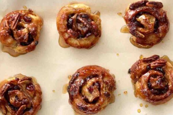 Holiday Sticky Buns, homemade and freshly served