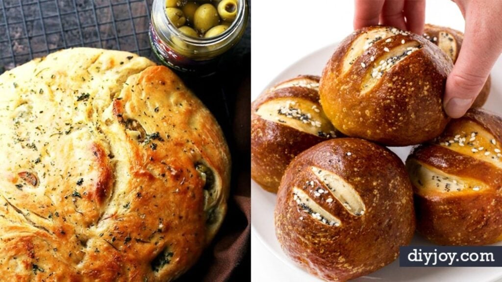 50 Recipes for Homemade Bread & Rolls, homemade and freshly served