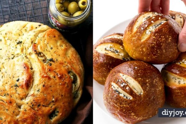 50 Recipes for Homemade Bread & Rolls, homemade and freshly served