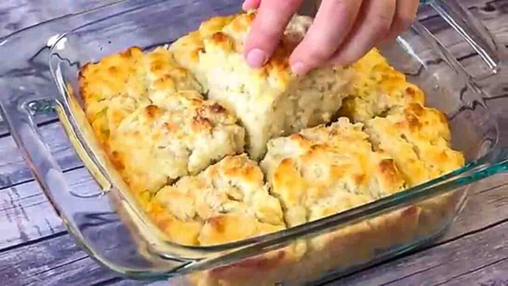 Homemade Butter Dip Buttermilk Biscuits, homemade and freshly served