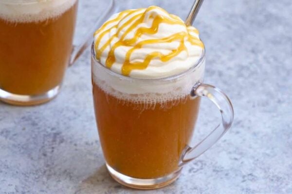 Homemade Butterbeer, homemade and freshly served
