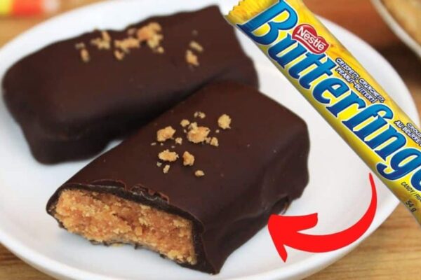 3-Ingredient Homemade Butterfingers, homemade and freshly served