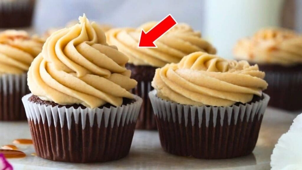 Homemade Caramel Frosting, homemade and freshly served