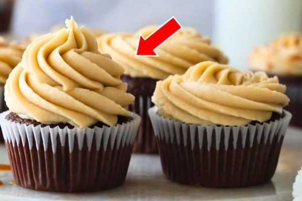 Homemade Caramel Frosting, homemade and freshly served