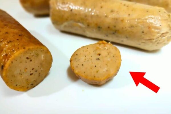 Homemade Chicken Sausage, homemade and freshly served
