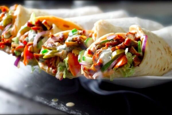 Homemade Chicken Shawarma, homemade and freshly served